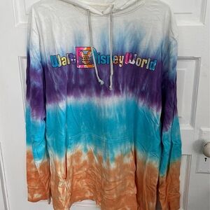 Disney World Tie-Dye Hoodie large